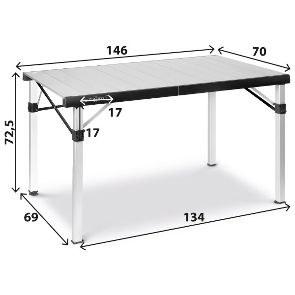 Brunner - Titanium Quadra Compack 6 - Table de camping