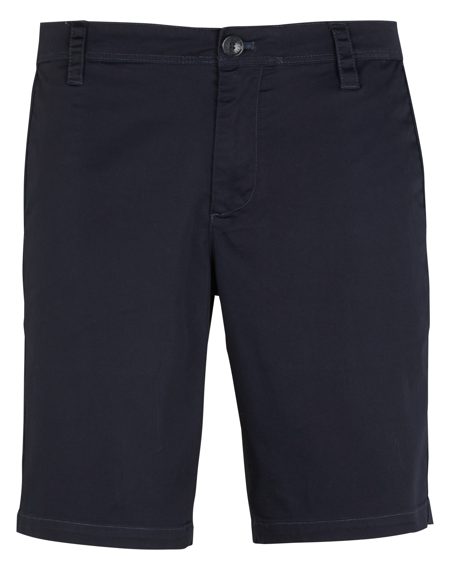Short en coton mélangé| Bleu