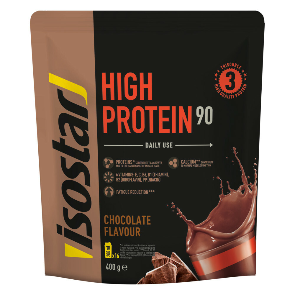 Isostar High Protein 90 Chocolade400 gr