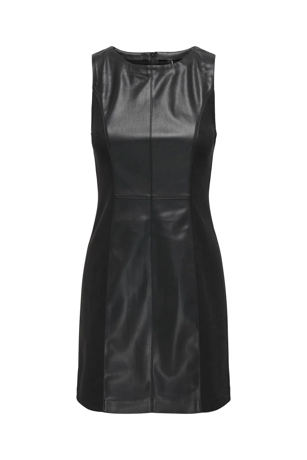 Only Onlrafia Faux Leather Mix Dress