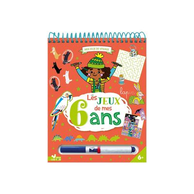 Les jeux de mes 6 ans - Mes jeux de voyage - Livre d'exercices