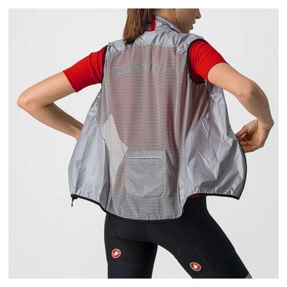 Veste coupe Vent sans manches Femme Castelli Aria Gris