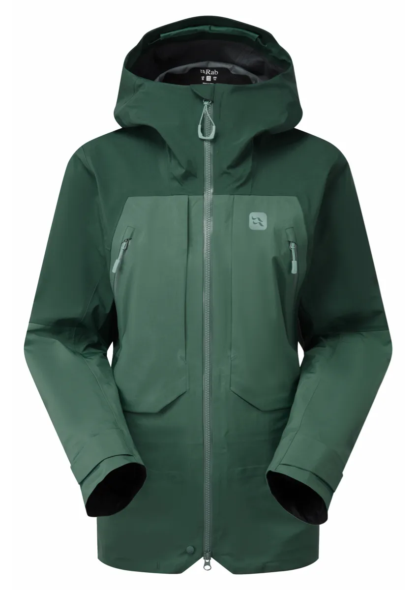 Rab Khroma Converge Jacket Wmns Green Slate/Eucalyptus