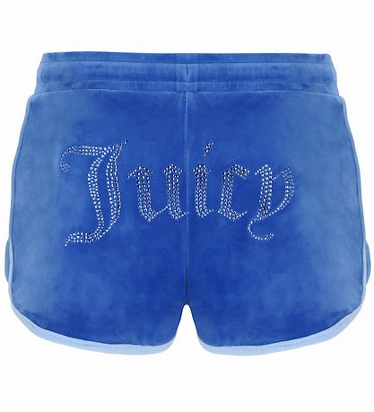 Juicy Couture Shorts - Velours - Ultramarin