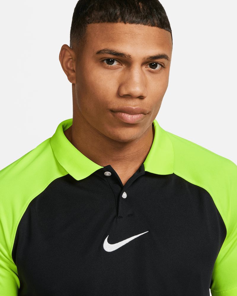 Polo Nike Academy Pro Noir & Jaune Fluo pour homme