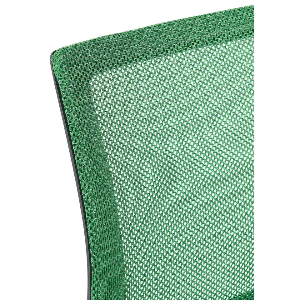 CLP Bureaustoel Genius zwart Frame - Kunstleer - groen