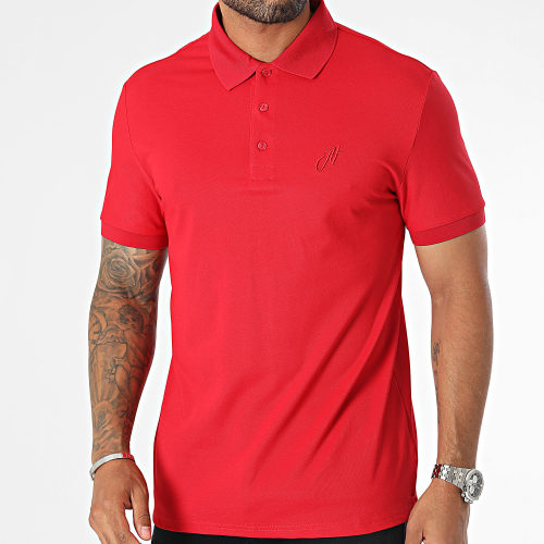 Polo Manches Courtes Rouge