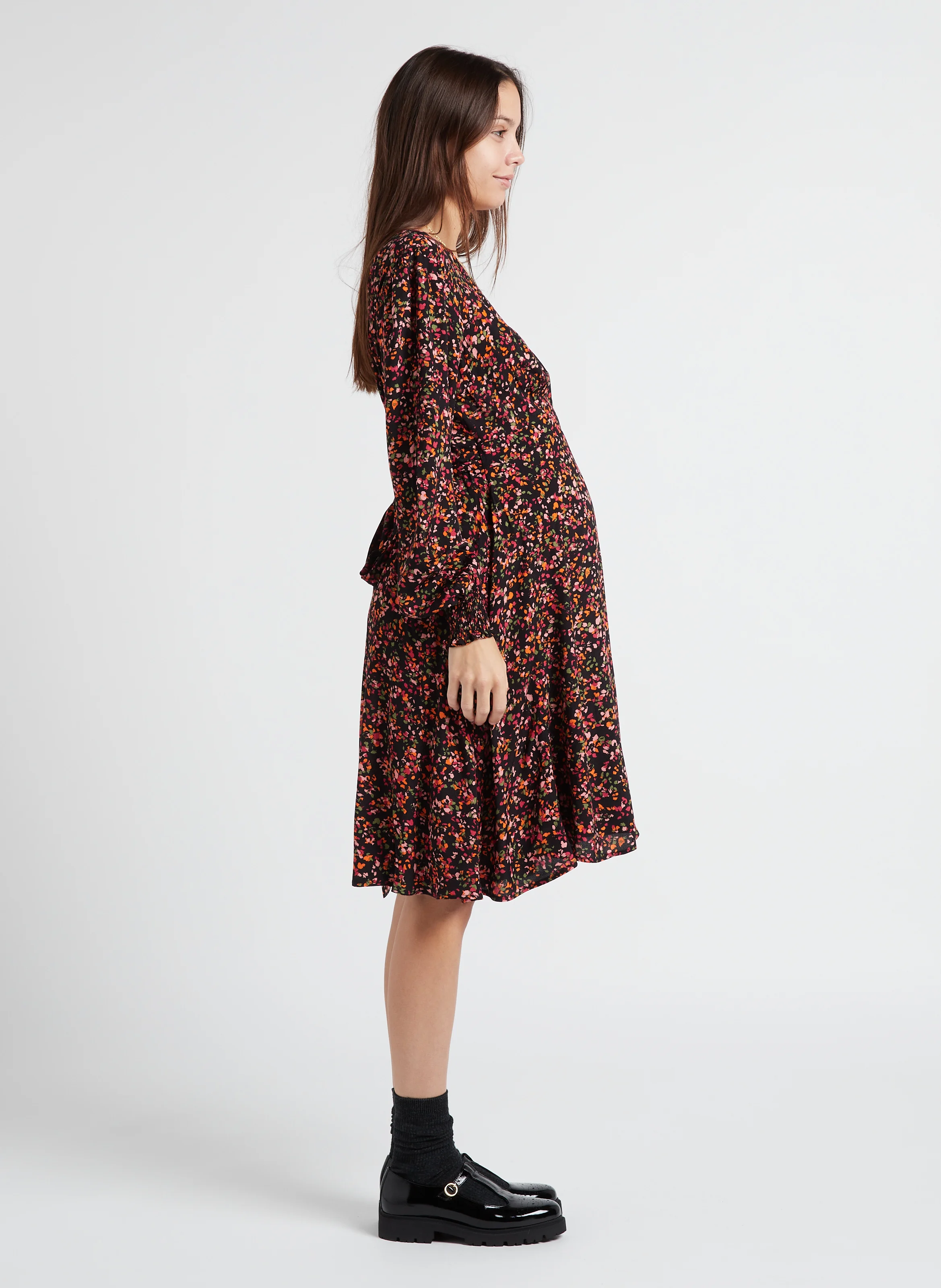 ANNIKA - Robe col V cache-cur| Multicolore