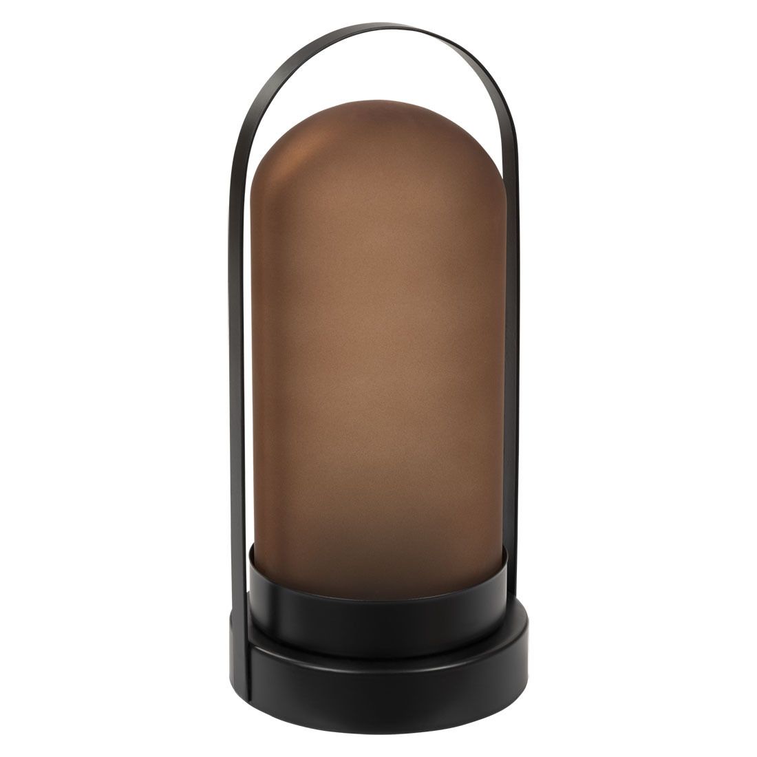 Ledlampe i glass med hank Anouk