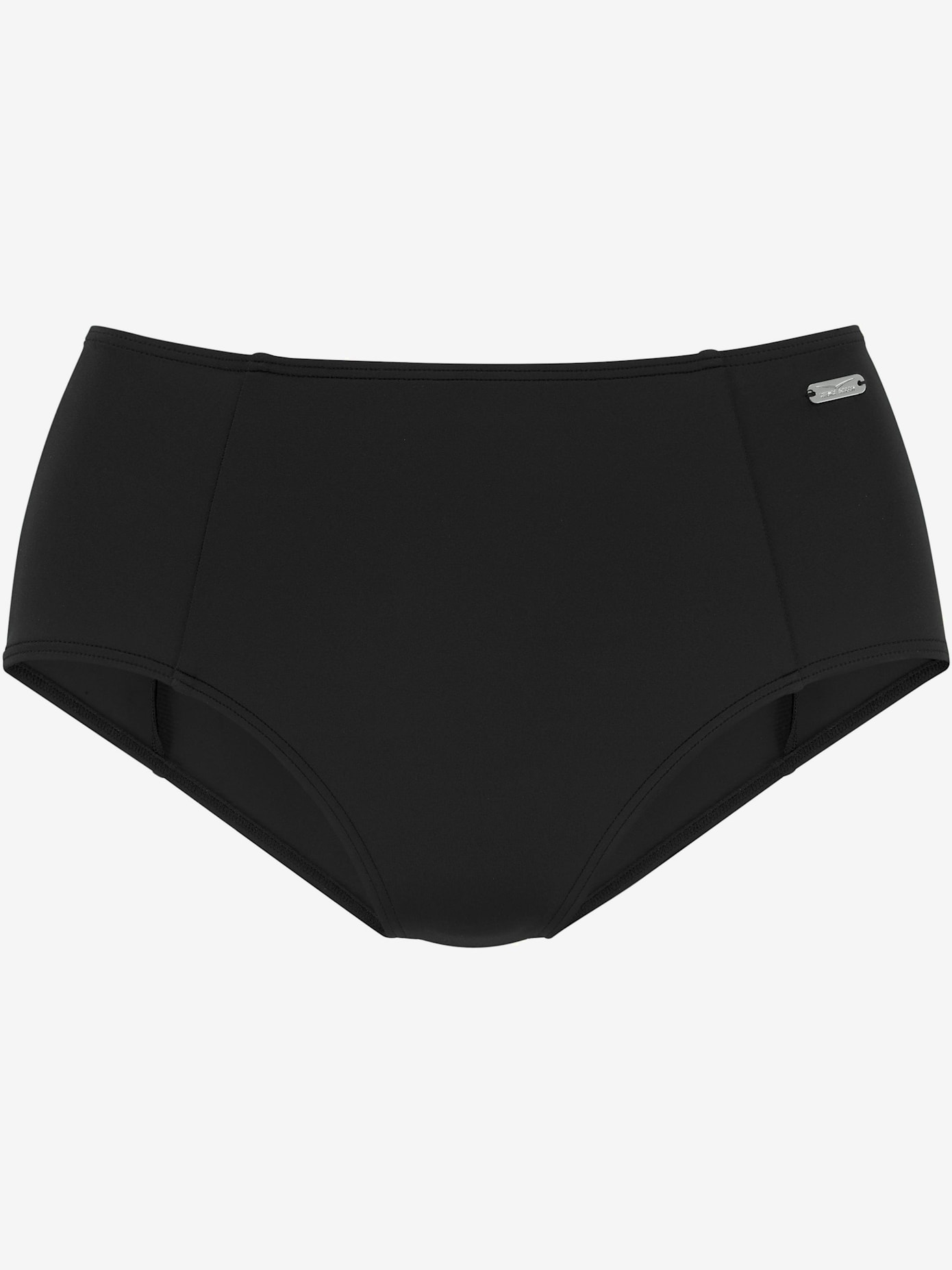 Bas de maillot de bain taille haute coloris unis tendance