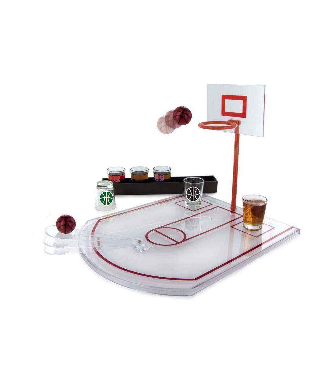 Jeu à boire Basket avec 6 shooters