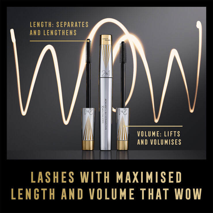 Max Factor Max Factor Masterpiece 2 In 1 Lash Wow Mascara, 001 Black, 7ml