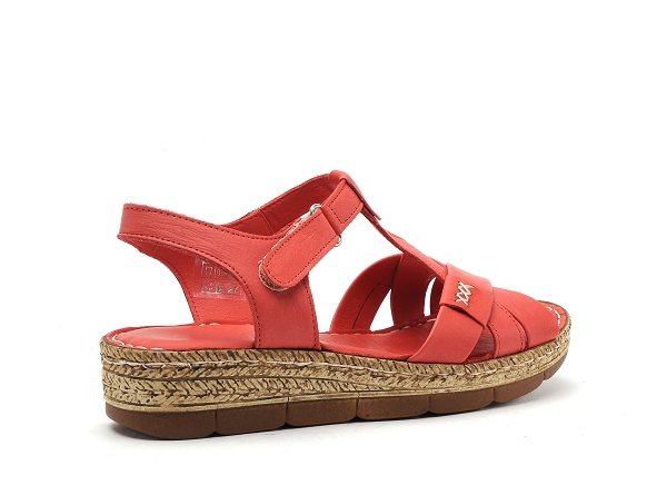 Andrea conti nu pieds plats femme 1889615 rouge