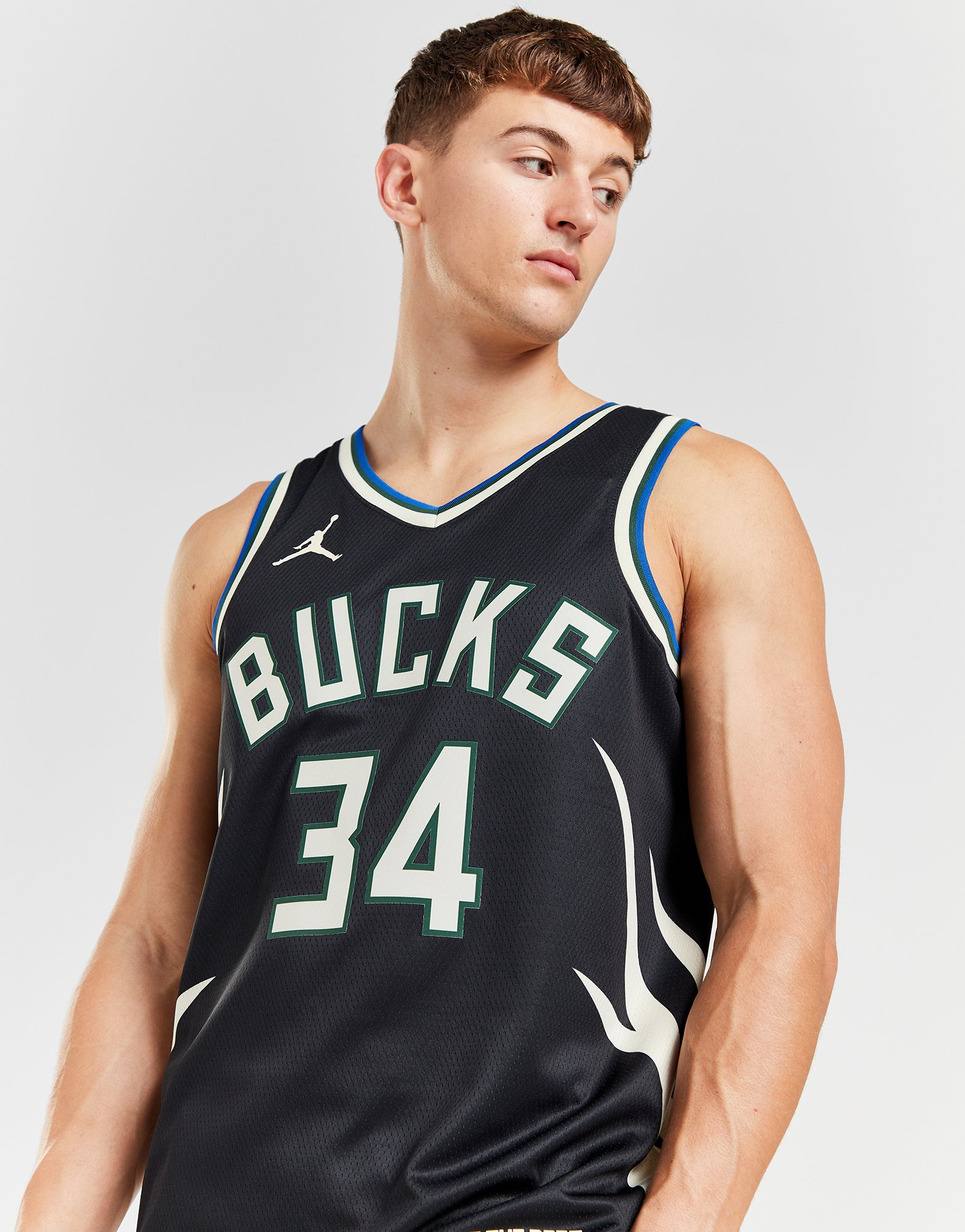 Jordan Maillot NA Milwaukee Bucks Antetokounmpo Homme