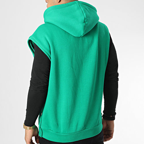 Sweat Capuche Sans Manches KL-2100 Vert
