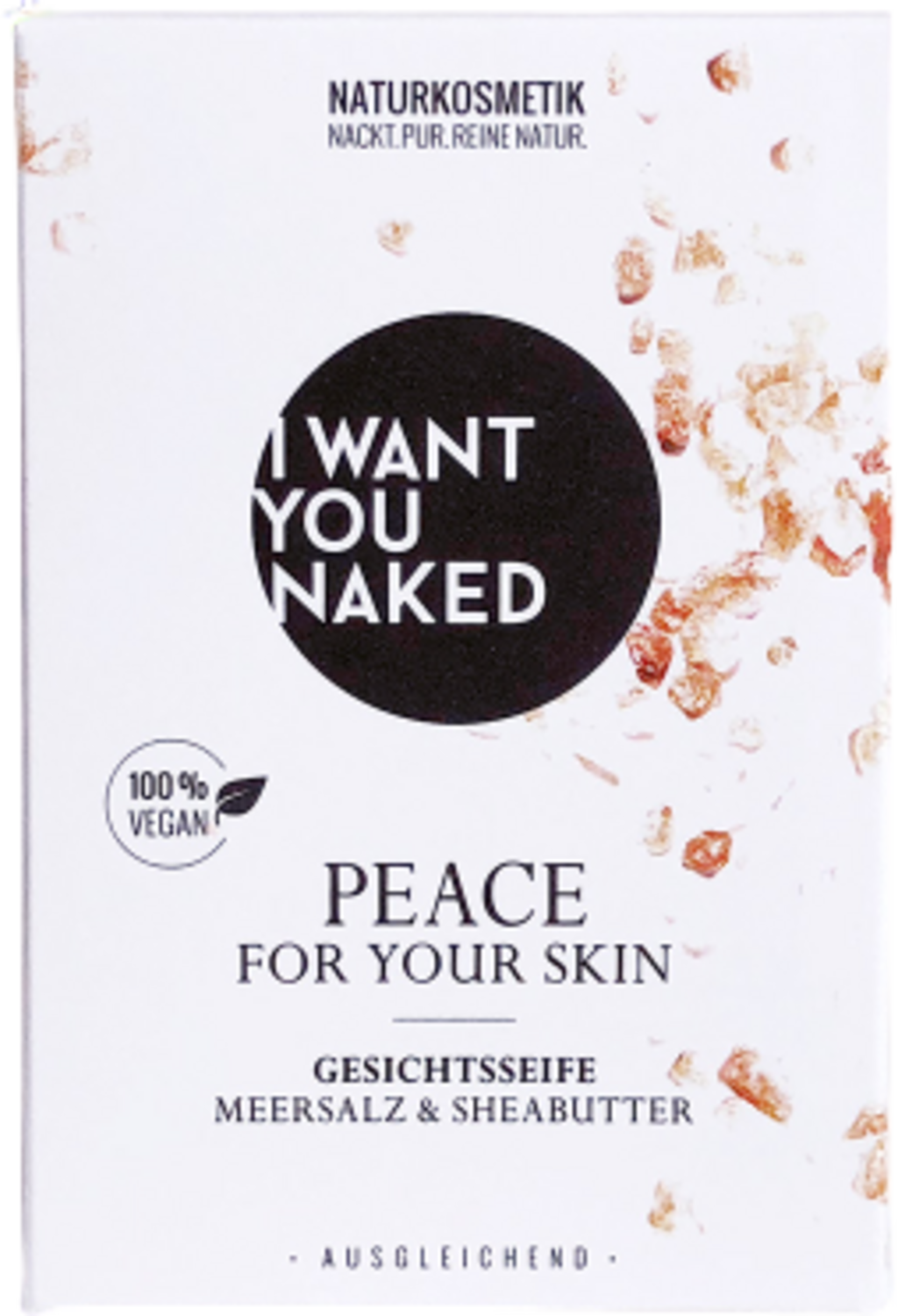 I WANT YOU NAKED  Peace For Your Skin Face Soap, 100 g