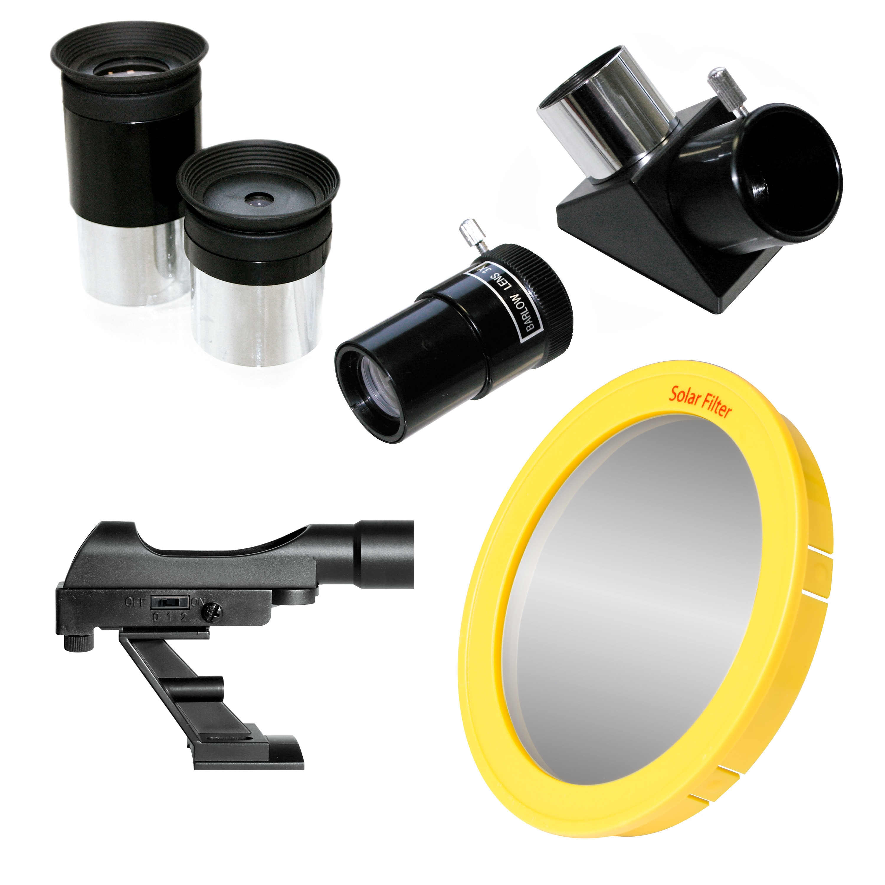 BRESSER Polaris-I 102/460 EQ3 Linsenteleskop mit Smartphone-Adapter & Sonnenfilter
