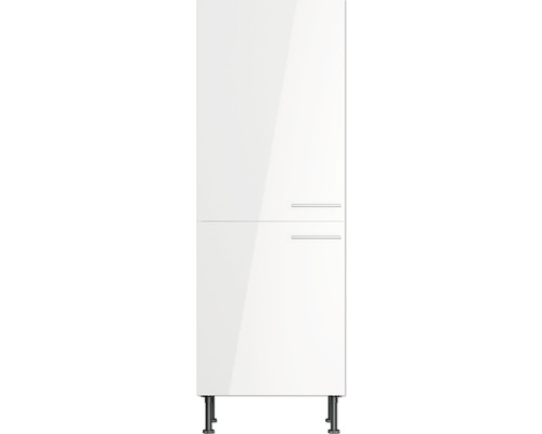 Optifit koelkast ombouwkast voor 88cm inbouwkoelkast Rurik986 BxDxH 60x58,4x176,6 cm glanzend wit gedemonteerd scharnier omkeerbaar (kan links of rechts gemonteerd worden)