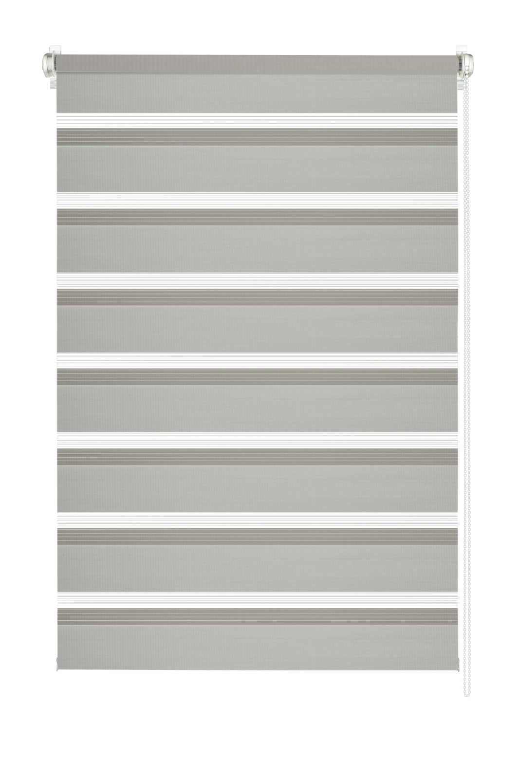 Mini-Doppelrollo - grau - 60x150 cm