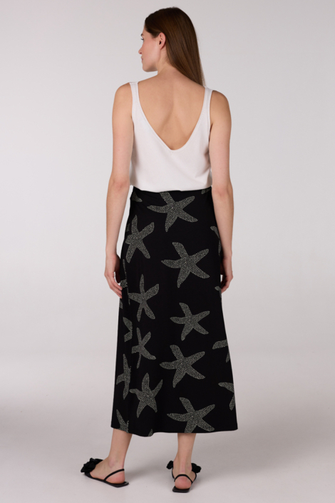Juffrouw Jansen zwarte dames rok