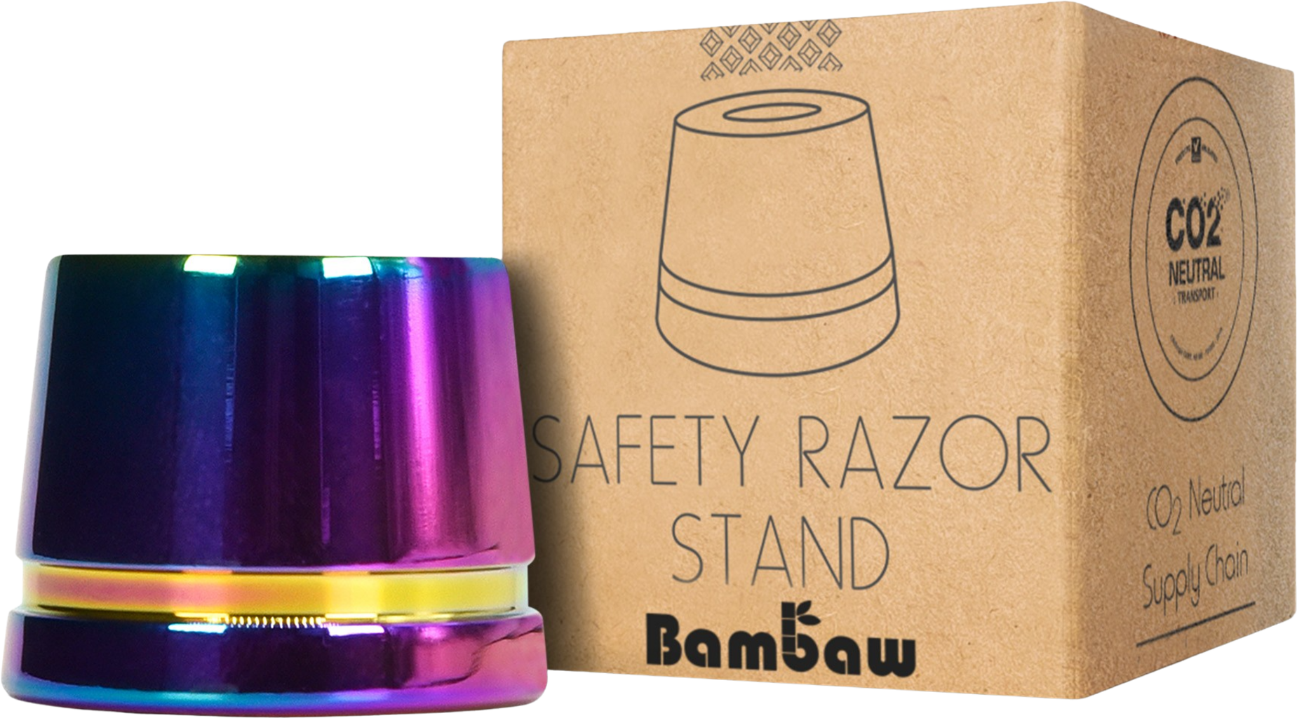 Bambaw  Rasierständer, Rainbow