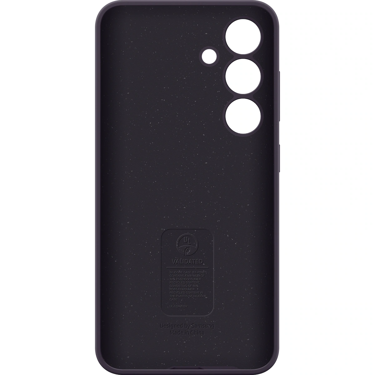 Samsung Galaxy S24 silikondeksel (mørk fiolett)