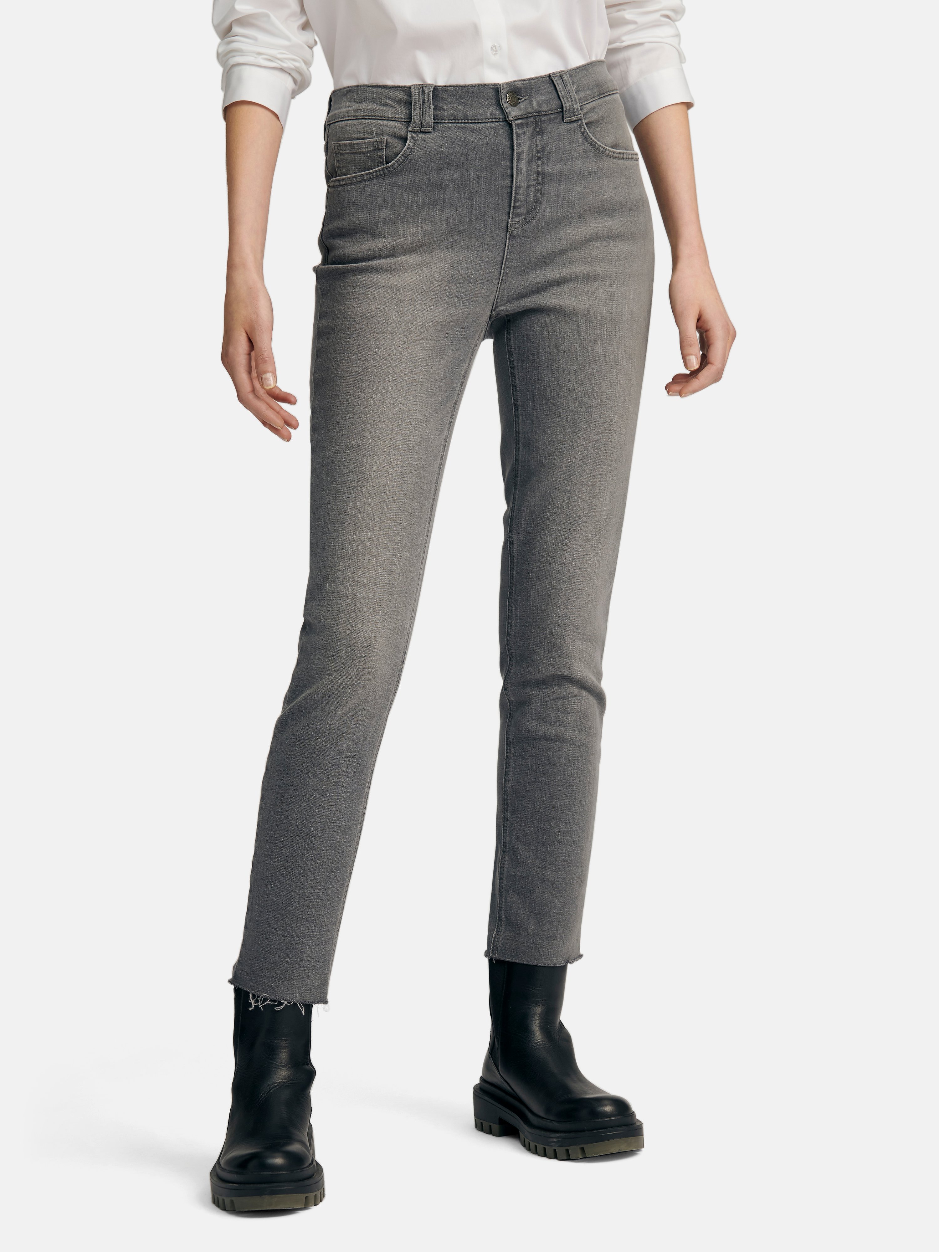 Knöchellange Slim-Fit-Jeans
