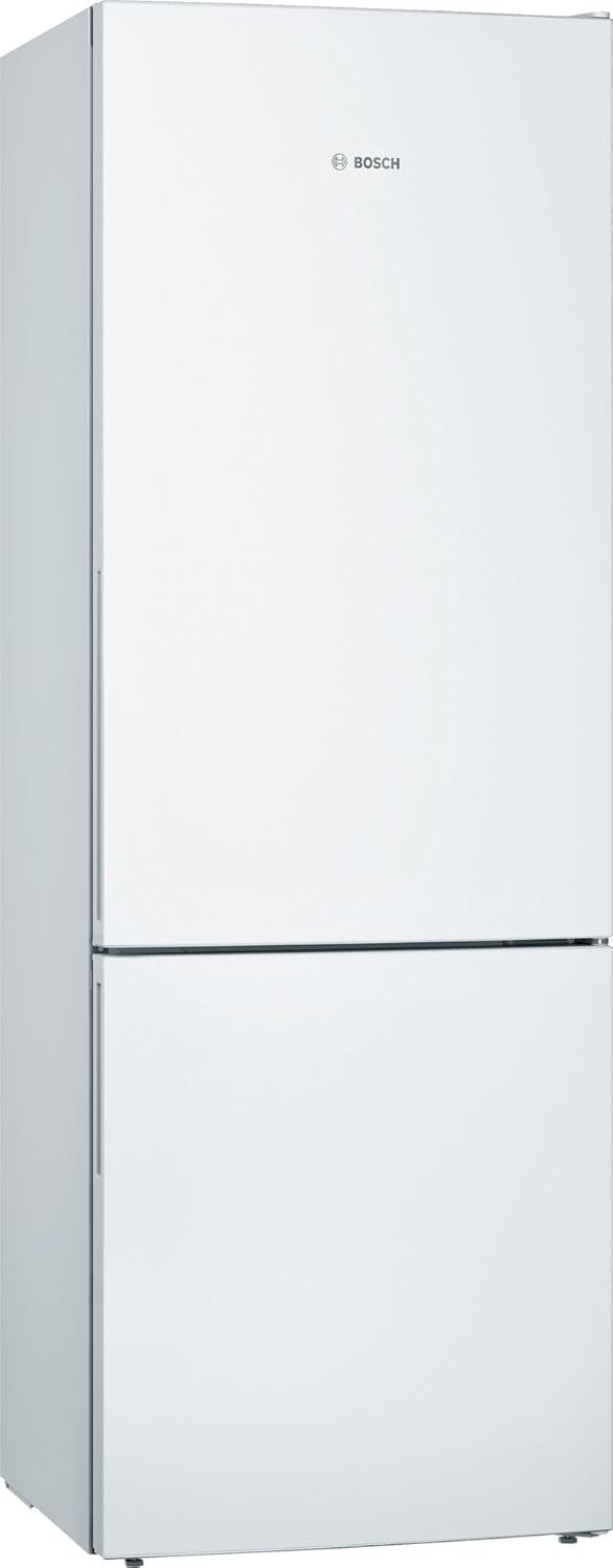 Bosch KGE49AWCA Serie 6 Freistehende XXL-Kühl-Gefrier-Kombination, 201 x 70 cm, 163 kWh pro Jahr, Weiß, 302 L Kühlteil & 117 L Gefrierteil, LowFrost, VitaFresh