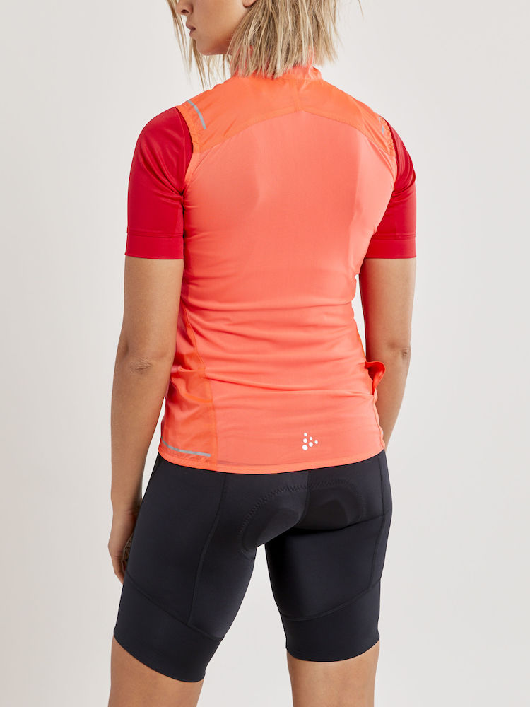 Craft Essence Light Wind Vest Womens Orange
