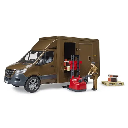 BRUDER® 2678 MB Sprinter UPS mit Fahrer und Zubehör