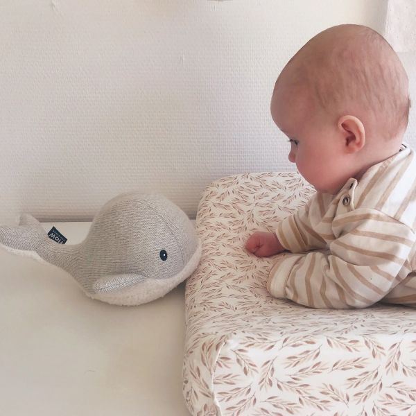 Flow Amsterdam Moby The Whale Hartslagknuffel Grey
