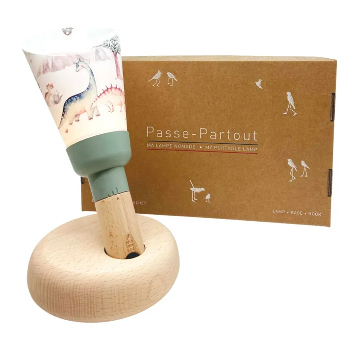 Maison Polochon Lampe nomade enfant Dinosauria | Sauge