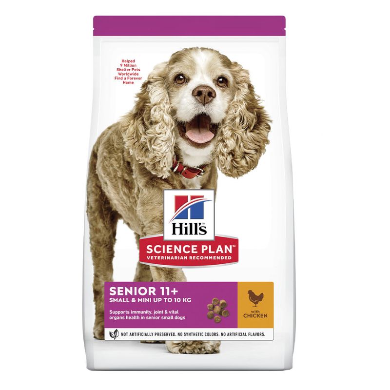 Hill's Science Plan Senior 11+ Small & Mini poulet