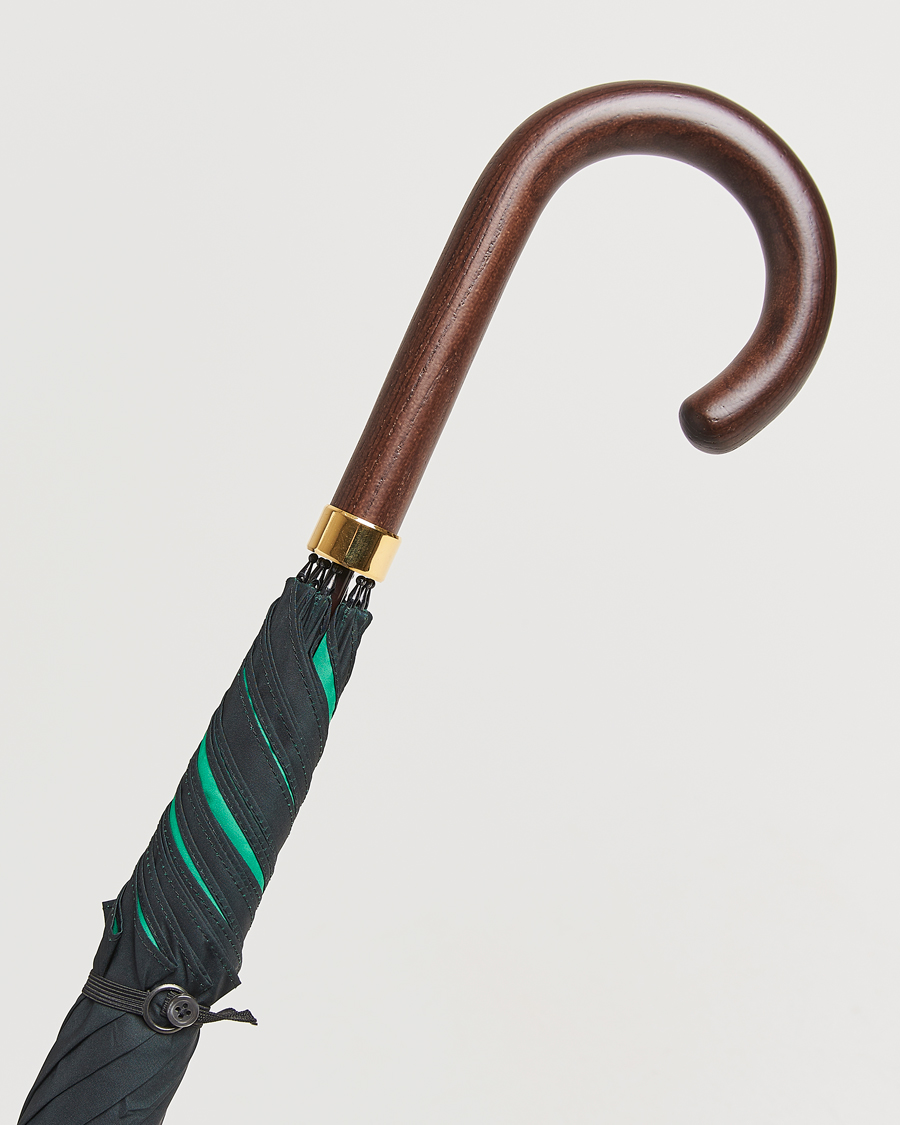 Fox Umbrellas Hardwood Umbrella Black/Green