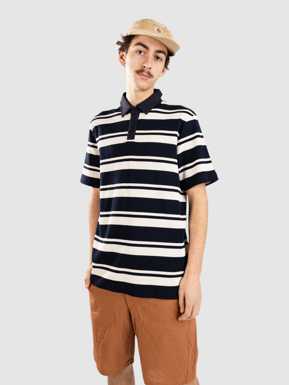 Anerkjendt Akkikki Waffle Yd Polo sky captain