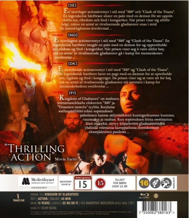 Kingdom Of Gladiators - Blu-Ray