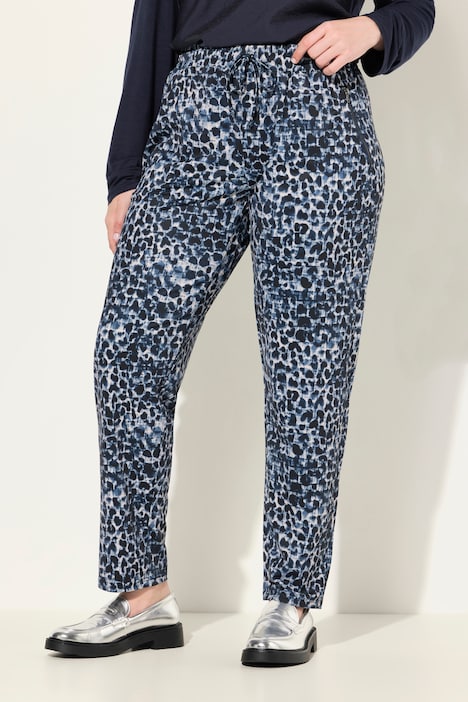 Jerseyhose, Leomuster, Elastikbund, Zipptaschen
