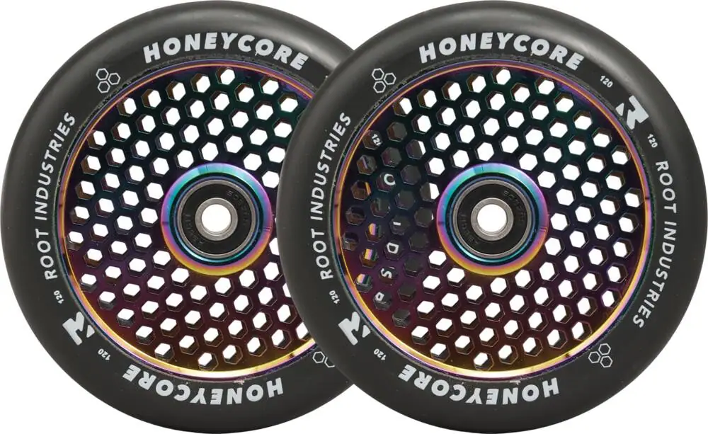Root Honeycore Sort 120mm Hjul Til Løbehjul 2-Pak