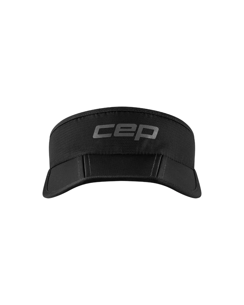 CEP Run Foldable Visor Black