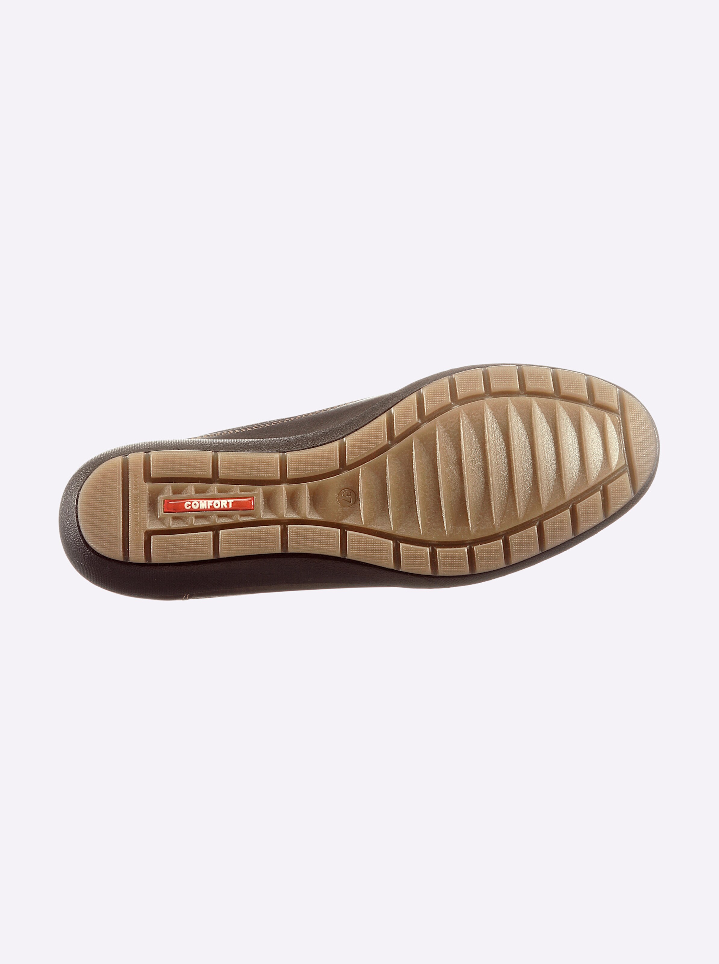 airsoft comfort+ Ballerina in bronzefarben-metallic
