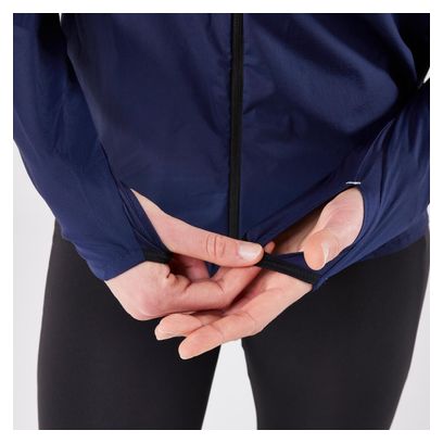 Veste coupe-vent Femme Kiprun Run 900 Wind Bleu marine