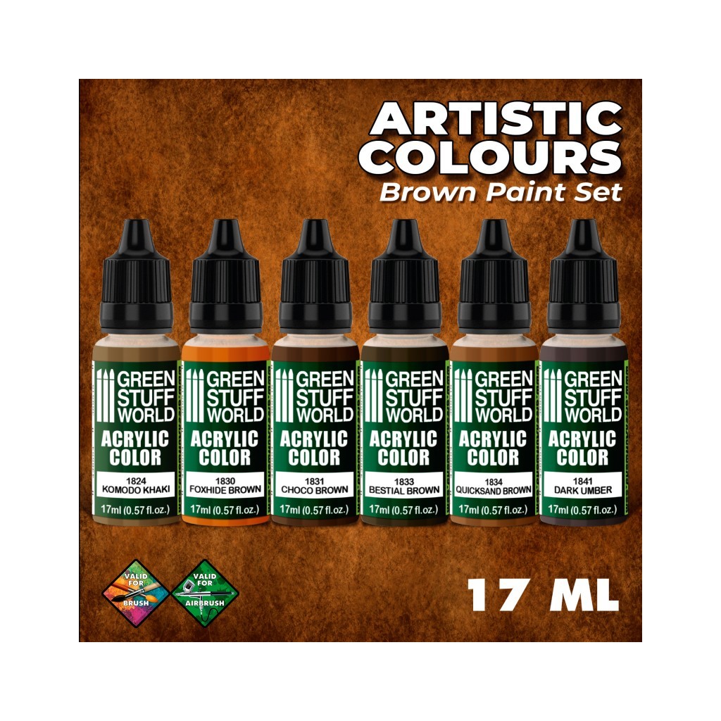 Set de Peintures - Brun