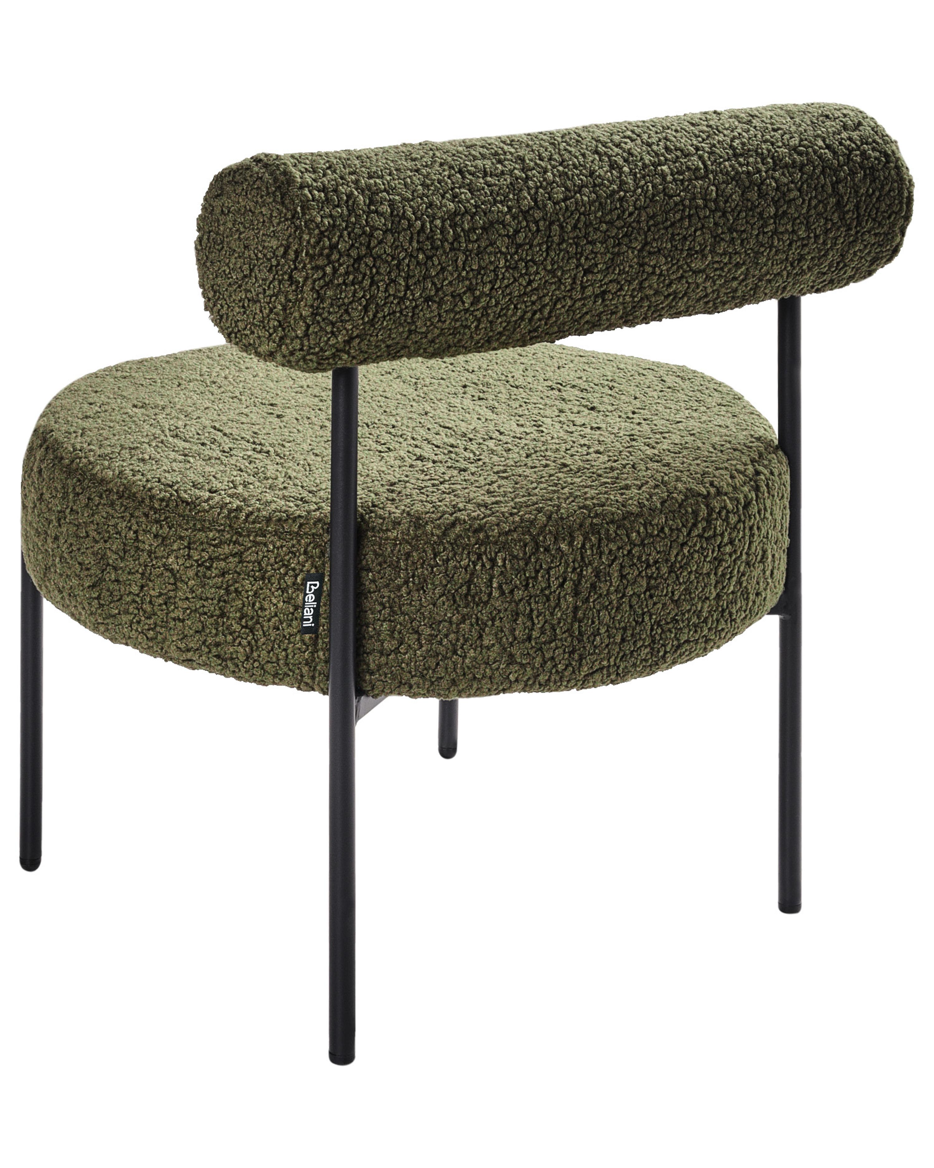 Fauteuil ALPHA Bouclé Groen
