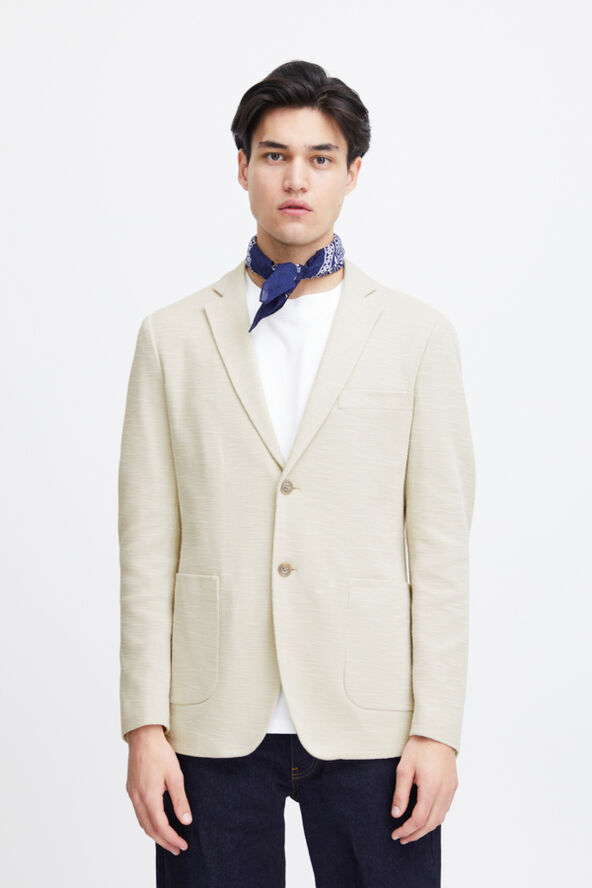 Casual Friday CFBILLE slub yarn blazer Pumice stone
