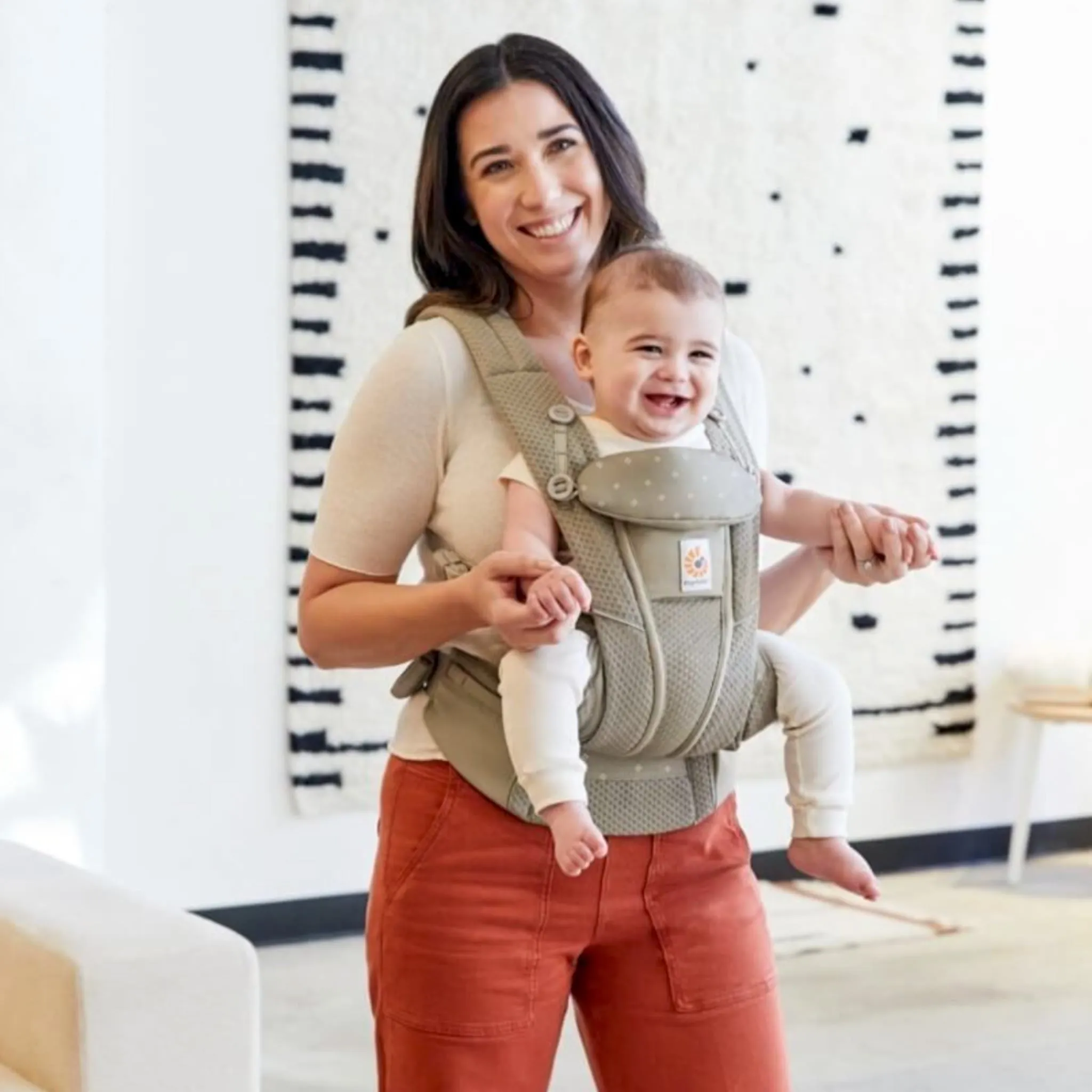 Ergobaby Porte-bébé 360 Omni Breeze - Soft Olive Diamond