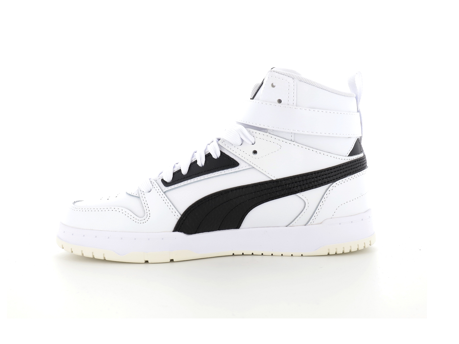 Puma-385839 Synthétique Blanc Noir