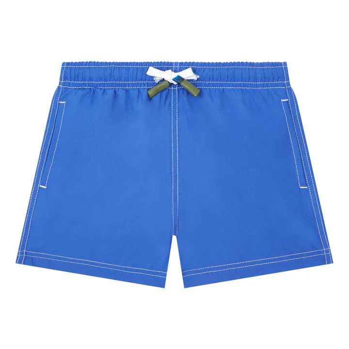 SMALLABLE BASICS Short De Bain Garçon en Polyester Recyclé | Bleu indigo