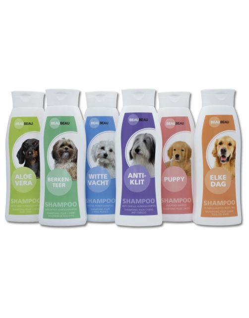 Beaubeau Hondenshampoo Ant-Klitten Meerglans - Hondenvachtverzorging - 500 ml