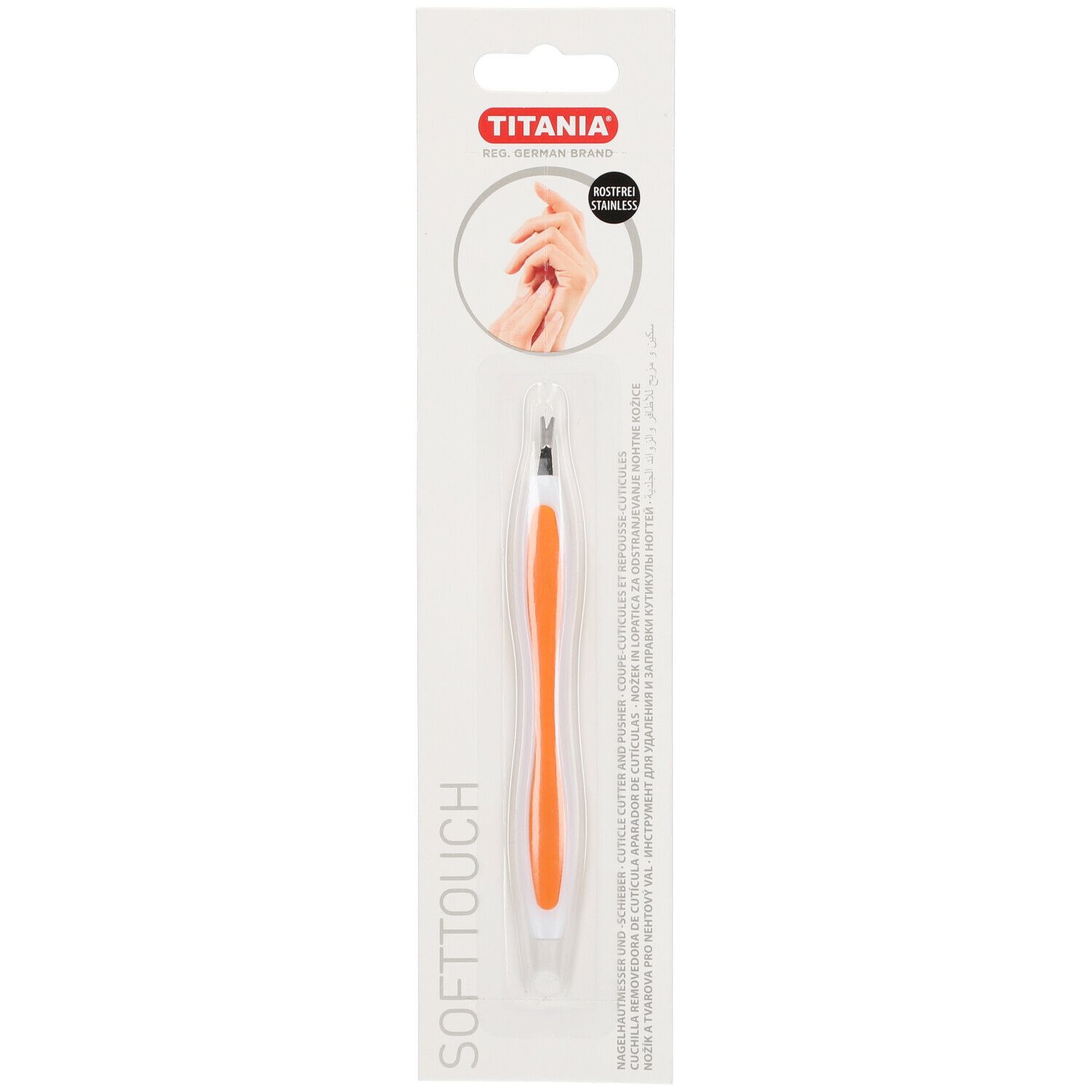 TITANIA® Nagelhautmesser und -schieber