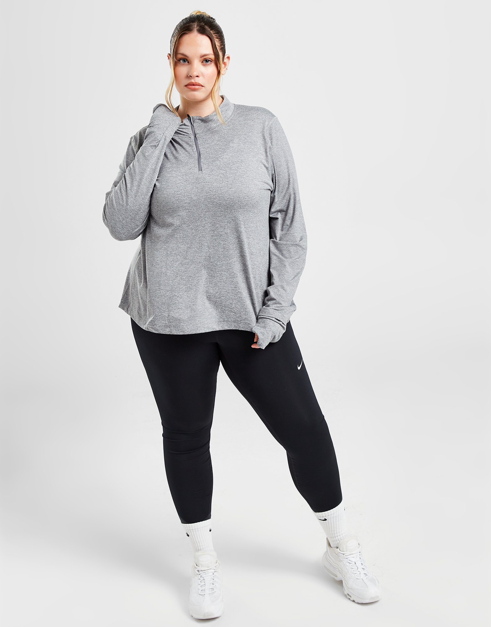 Nike Haut Zippé Grande Taille Element Femme